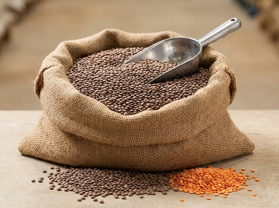 Whole Red Lentils